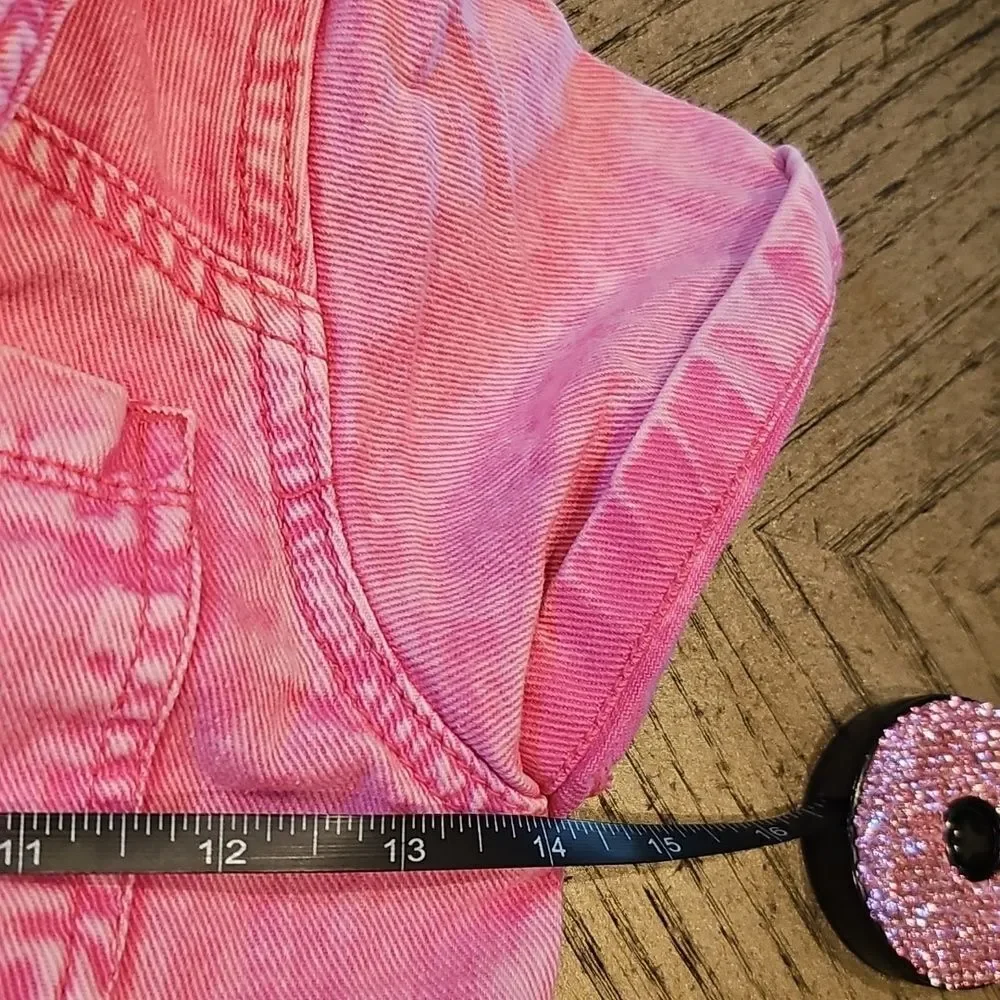 Steve Madden Denim Pink Kids Romper Size 7